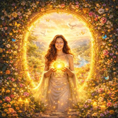 Ich öffne das Portal des Glücks – by Manuela Fasoli (2025) - ?? English Ich öffne das Portal des Glücks – by Manuela Fasoli (2025) - ?? English