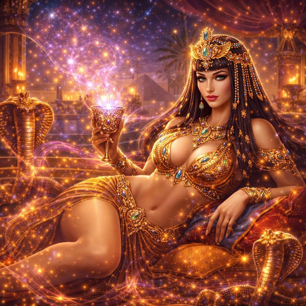 CLEOPATRA'S MAGICAL SEDUCTION – Lavinia Sina Szendrei ?? Deutsch ODER ?? English