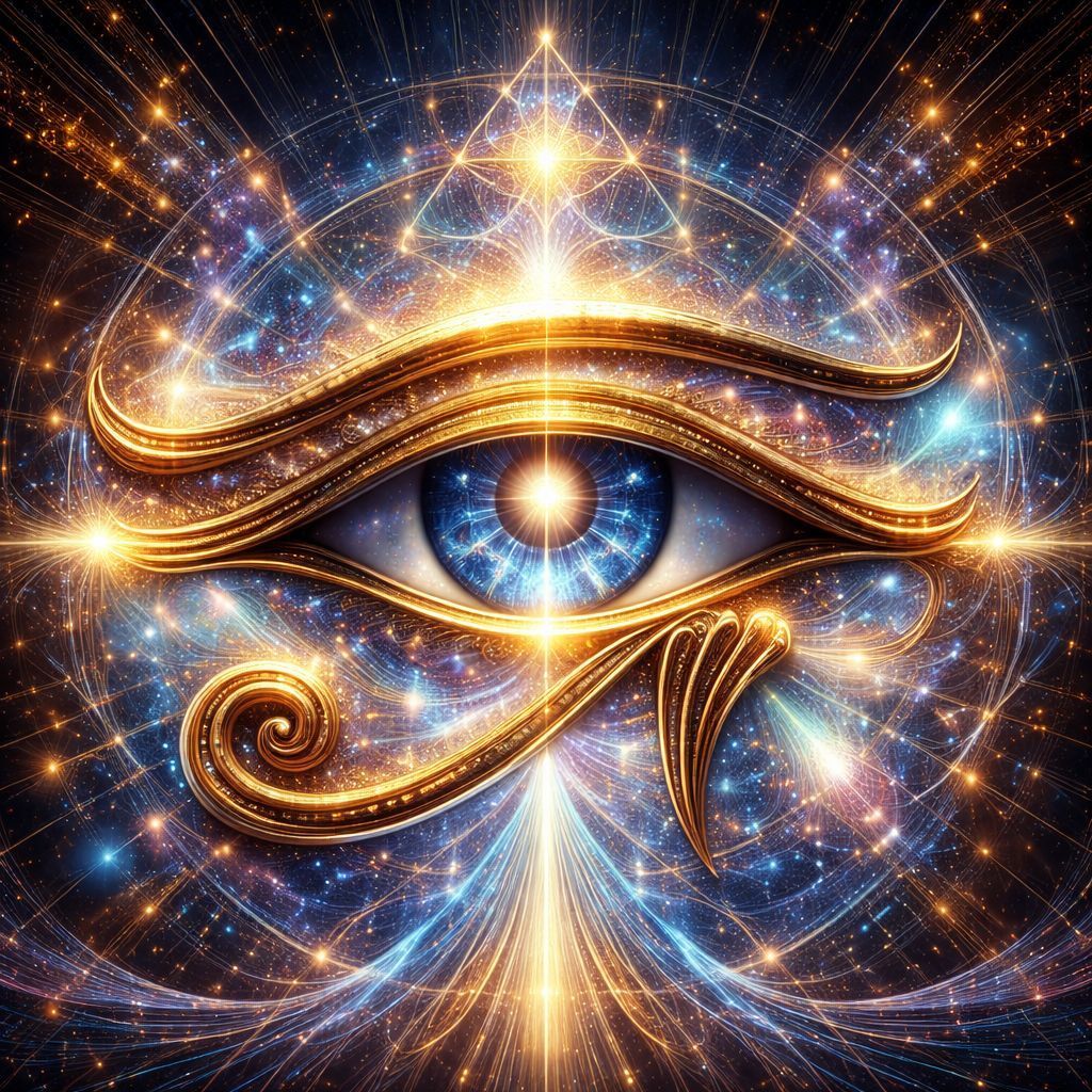 QUANTUN EYE OF HORUS © - by Ramón Martínez López - ?? Deutsch ODER ?? English