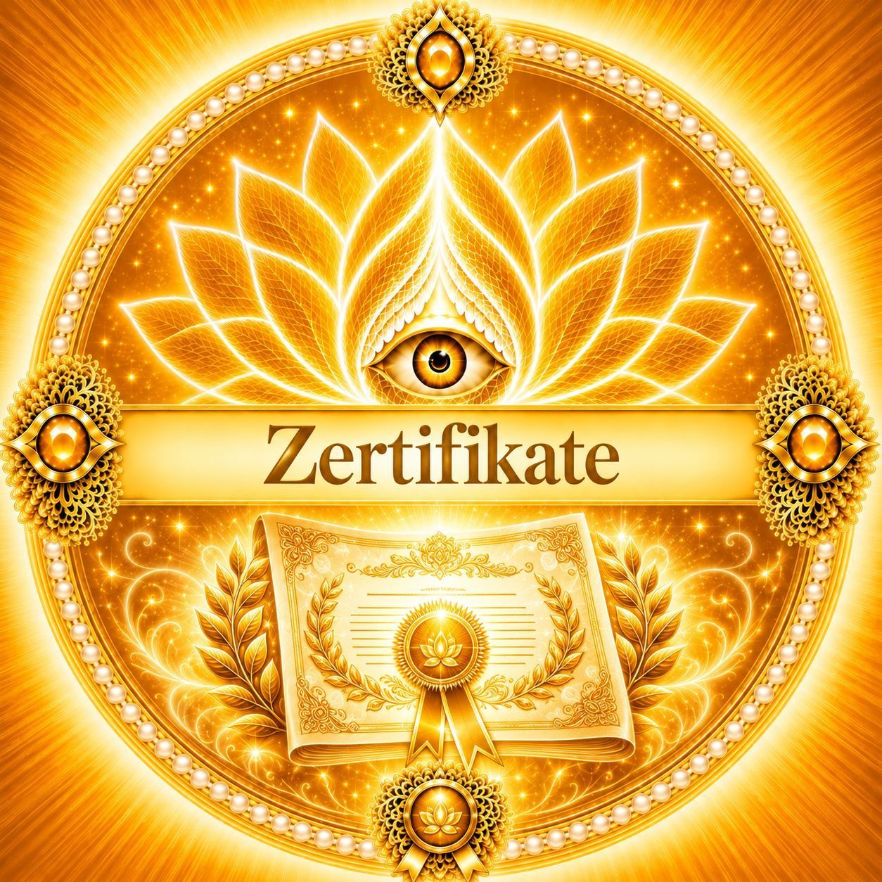 ? Persönliches Zertifikat zur Ferneinweihung