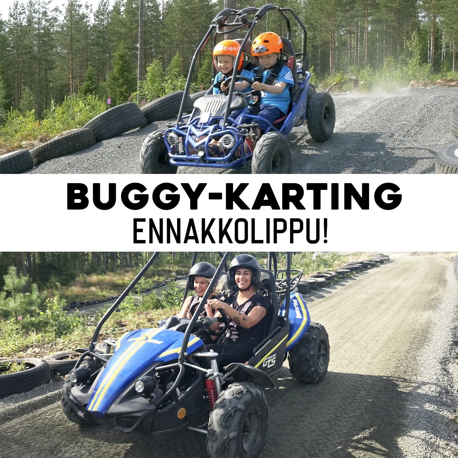 Buggy-Karting ENNAKKOLIPPU vain 9,90€ (alennus 48%)