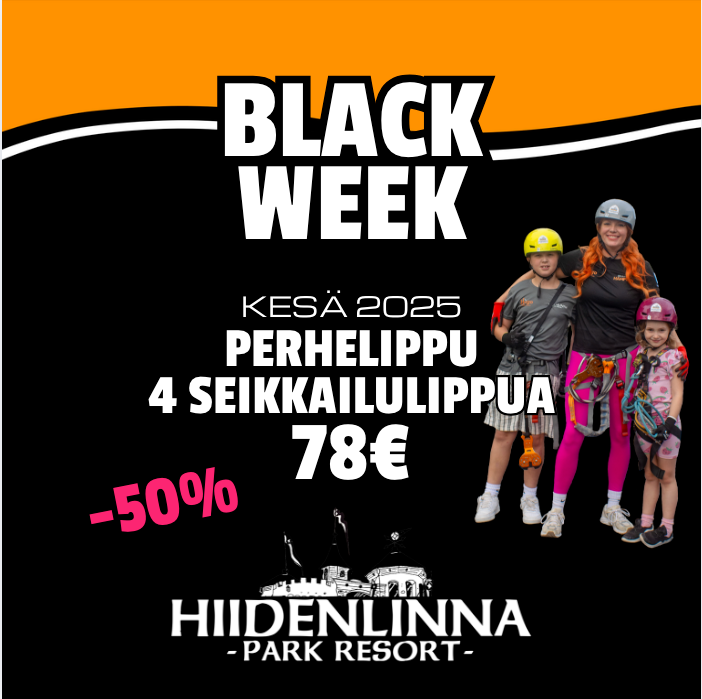 Black Week - Perhelippu/ 4 seikkailulippua