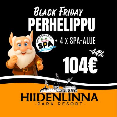 Tarjous - Perhelippu PLUS 4 x Spa-alue