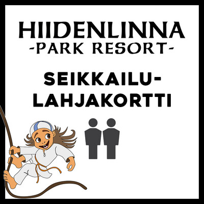 Seikkailulahjakortti 2hlöä 68€