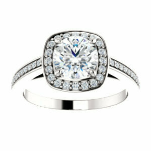 14k white gold 1.02 Center diamond engagement ring 14k white gold 1.02 Center diamond engagement ring