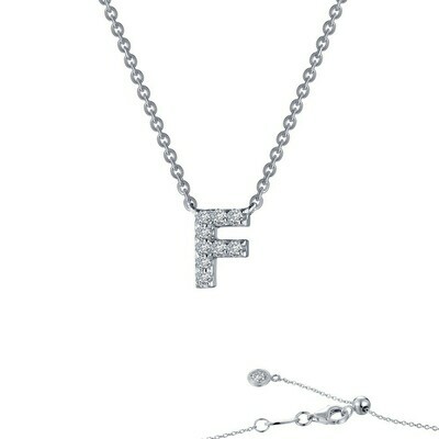 Letter F pendant necklace