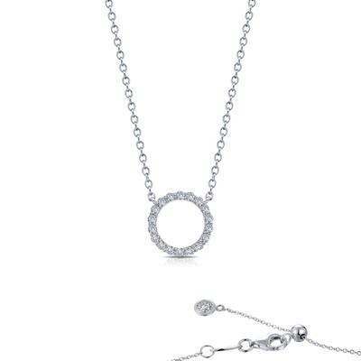 0.54 ct tw Open Circle Necklace