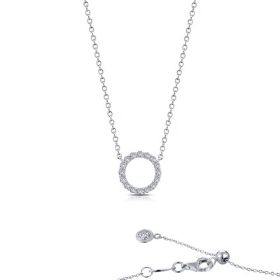 0.41 ct tw Open Circle Necklace