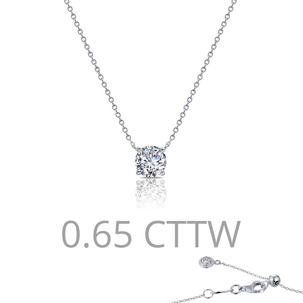 0.65 cttw Solitaire Necklace