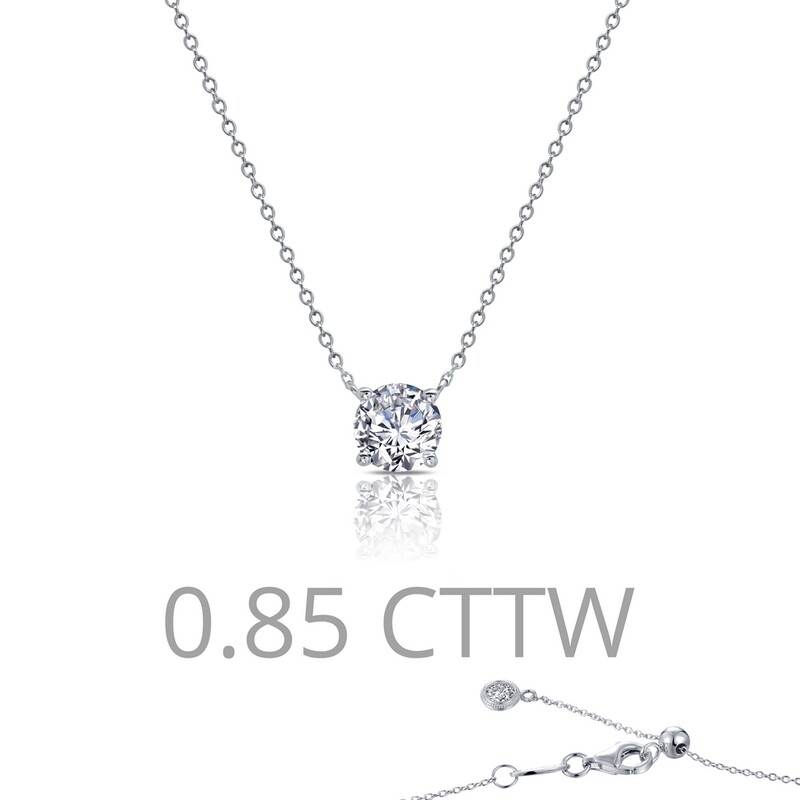 0.85 cttw Solitaire Necklace