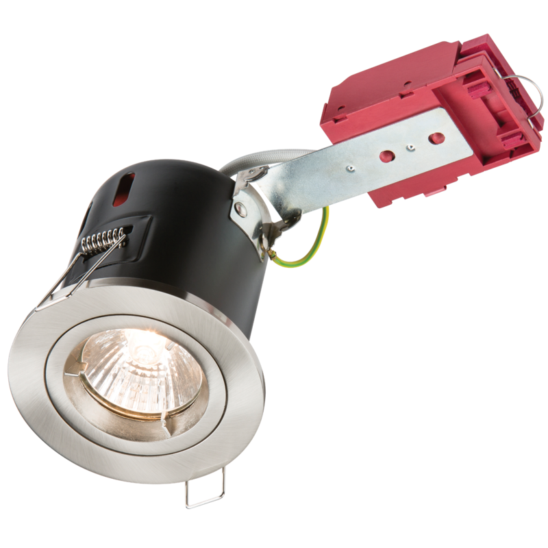 Straight Downlighters in Chrome/Brushed and White