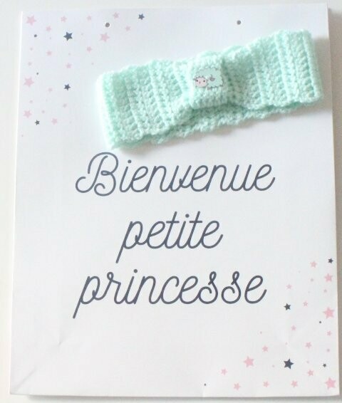 Bandeau En Laine Bebe Couleur Brindille