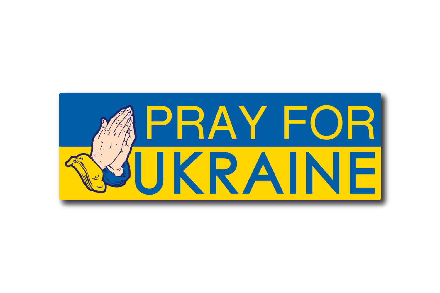 Pray For Ukraine  Sticker