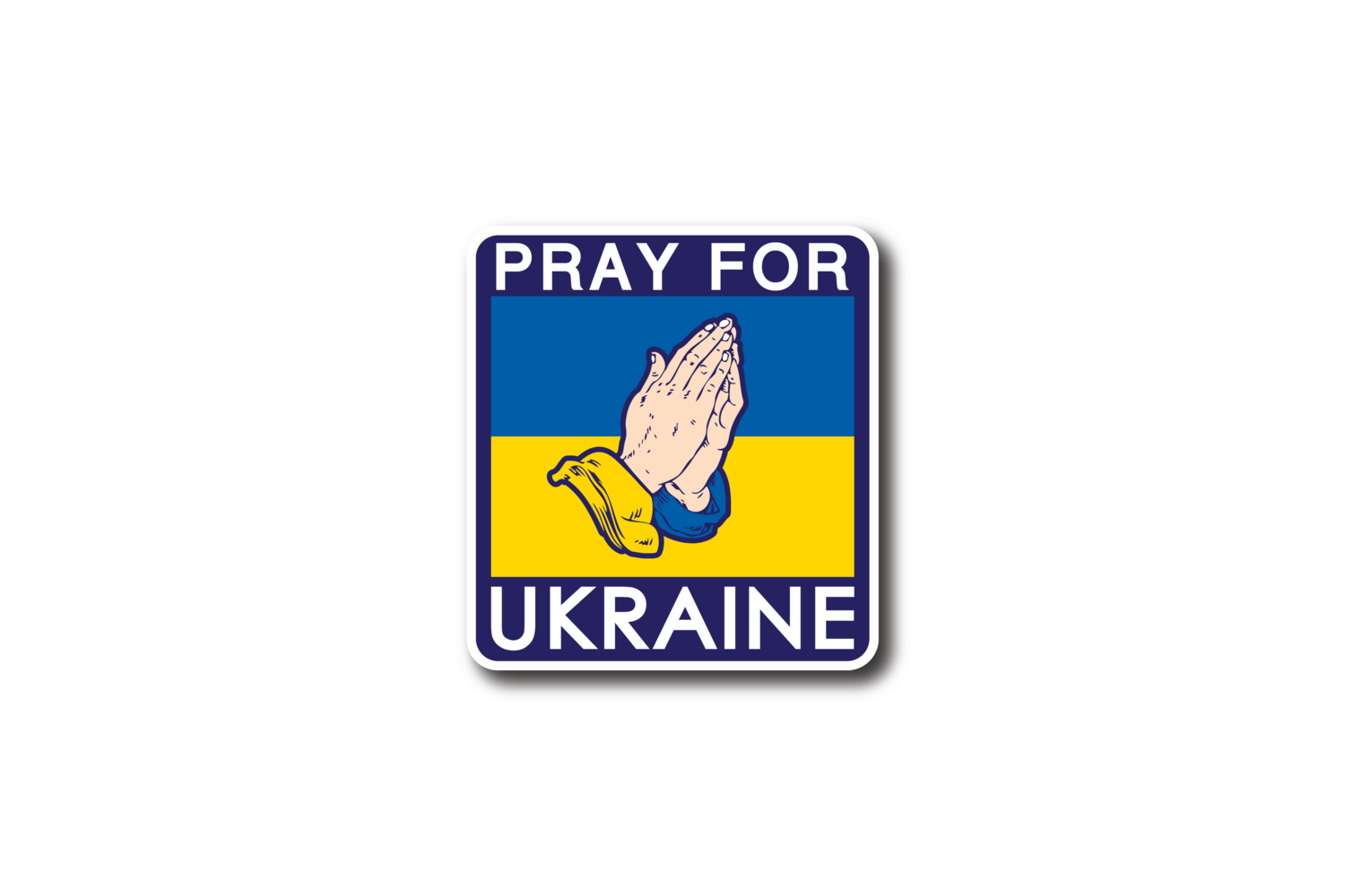 Pray For Ukraine  Sticker