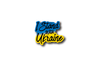 I Stand With Ukraine Sticker