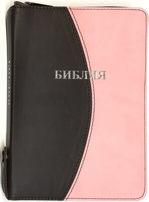 Russian Bible compact size . Библия Компактный формат Серебряный обрез​ индексы молния .