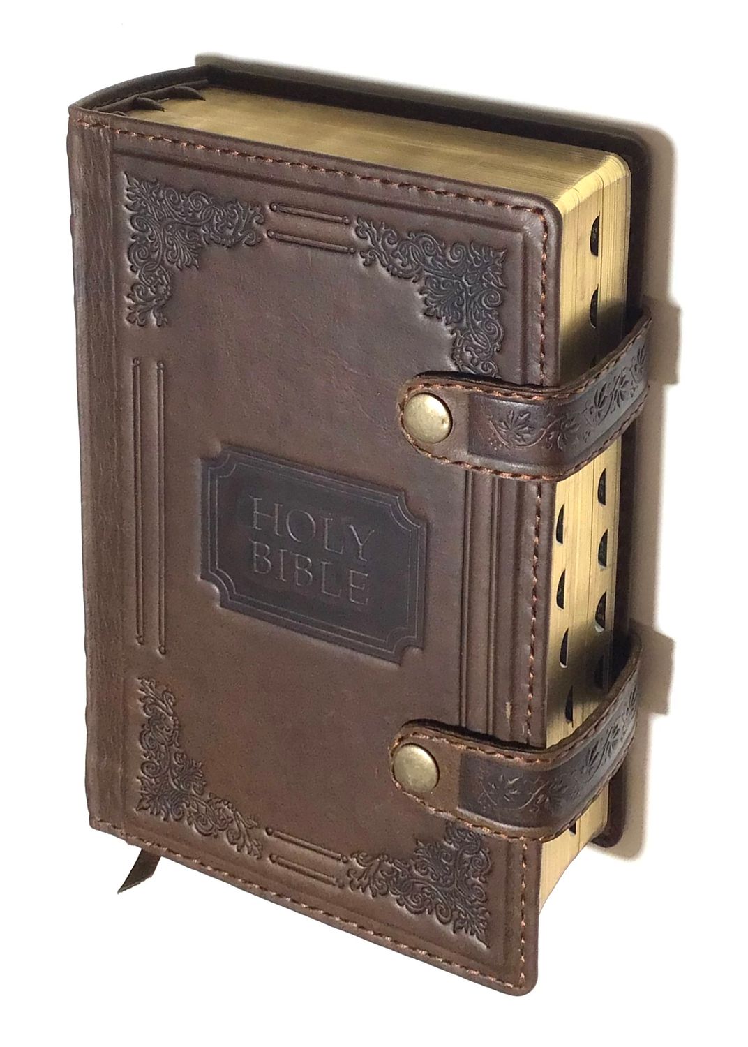 Ukrainian English Parallel Bible Українсько-Англійська Біблія шкіряна ручна робота.