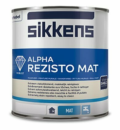 SIKKENS - FINITURE MURALI LAVABILI - ALPHA REZISTO MAT BIANCO W05 1 litro