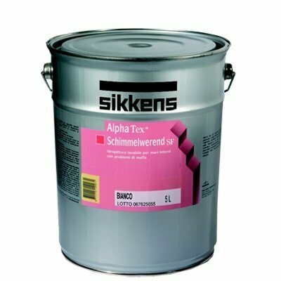 SIKKENS - FINITURE MURALI TRASPIRANTI - SI ALPHA TEX SCHIMMEL.SF BIANCO 2,5L