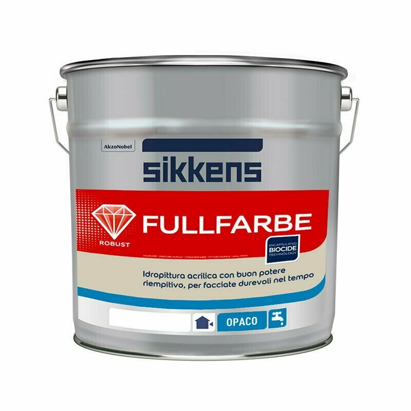 SIKKENS - FINITURE MURALI ORGANICHE - SI FULLFARBE BIANCO=W05 15L
