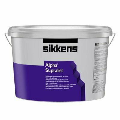 SIKKENS - FINITURE MURALI AI SILICATI E AL GRASSELLO DI CALCE - SI ALPHA SUPRALIET BIANCO 5L