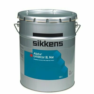SIKKENS - RUBBOL - SMALTI ALL'ACQUA - SI ALPHA UNIDECOR BL MAT BIANCO 10L