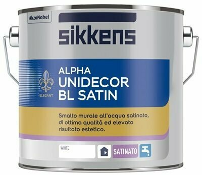 SIKKENS - RUBBOL - SMALTI ALL'ACQUA - SI ALPHA UNIDEC.BL SATIN BIANCO 10L
