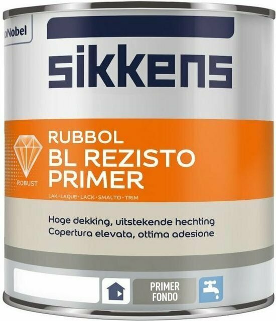 SIKKENS - RUBBOL - FONDI COPRENTI PER LEGNO - SI RUBBOL BL REZISTO PRIMER BIANCO 1L