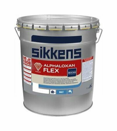 SIKKENS - FINITURE MURALI ACRIL-SILOSSANICHE - SI ALPHALOXAN FLEX BIANCO=W05 15L