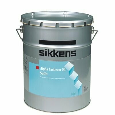 SIKKENS - RUBBOL - SMALTI ALL'ACQUA - SI ALPHA UNIDEC.BL SATIN BIANCO 2,5L