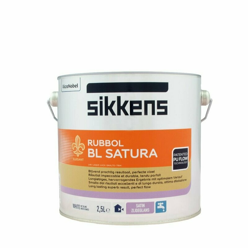 SIKKENS - RUBBOL - SMALTI ALL'ACQUA - SI RUBBOL BL SATURA BIANCO 2,5L