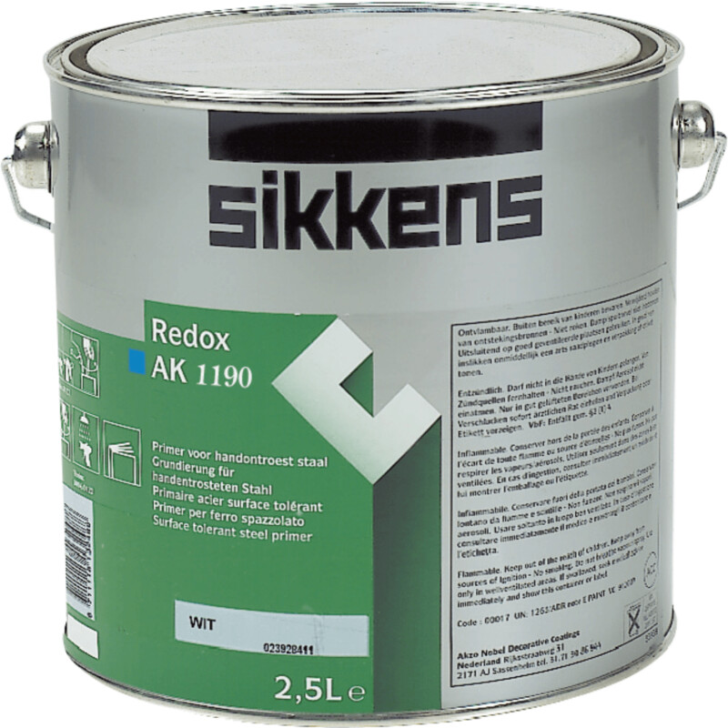 SIKKENS - REDOX - FONDI PER FERRO E LEGHE LEGGERE - SI REDOX AK 1190 PLUS RED 5L