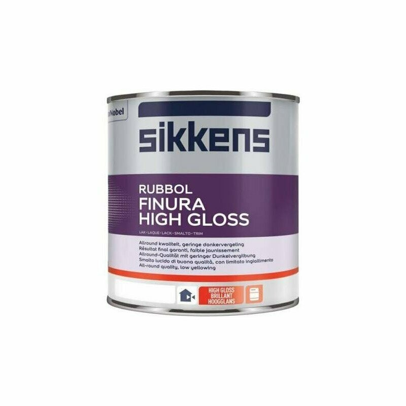 SIKKENS - RUBBOL - SMALTI TRADIZIONALI - SI RUBBOL FINURA HG BIANCO 1L