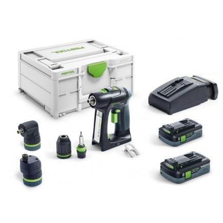 FESTOOL 576992 - Trapano avvitatore a batteria C 18 HPC 4,0 I-Set