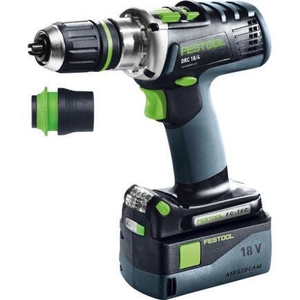 FESTOOL - Trapano avvitatore a batteria DRC 18/4 5,2/4,0Ah I-Plus-SCA QUADRIVE