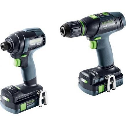 FESTOOL 576492 - Set di avvitatori e punte TID 18 C 3,1-Set T18