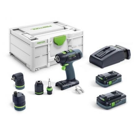 FESTOOL 576989 - Trapano avvitatore a batteria T 18+3 HPC 4,0 I-Set FESTOOL 576989 - Trapano avvitatore a batteria T 18+3 HPC 4,0 I-Set