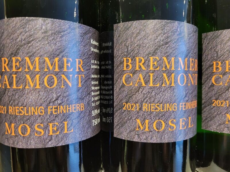 Bremmer Calmont Riesing Feinherb 2021 Bremmer Calmont Riesing Feinherb 2021