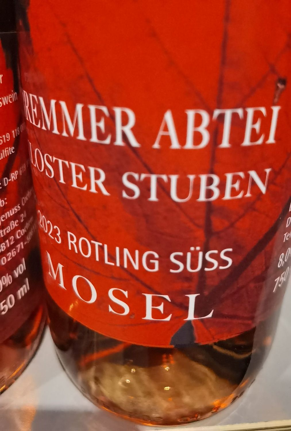 Bremmer Abtei Kloster Stuben Rotling  Süss 2022