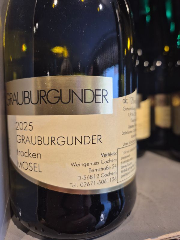 Grauer Burgunder trocken 2025 Grauer Burgunder trocken 2025