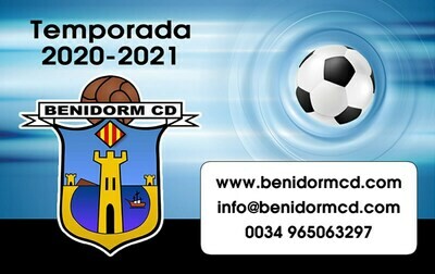 Benidorm CD Season Ticket - Adult 00206