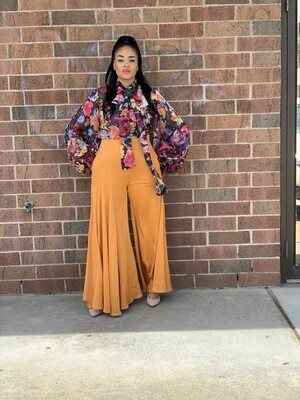 Orange Peel Satin Wide Leg Pants Orange Peel Satin Wide Leg Pants