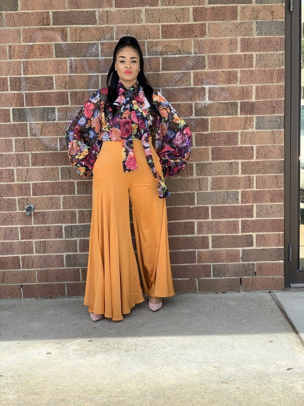 Orange Peel Satin Wide Leg Pants Orange Peel Satin Wide Leg Pants