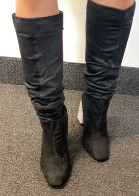 Vibrant - Black Studded Heel Boot Vibrant - Black Studded Heel Boot