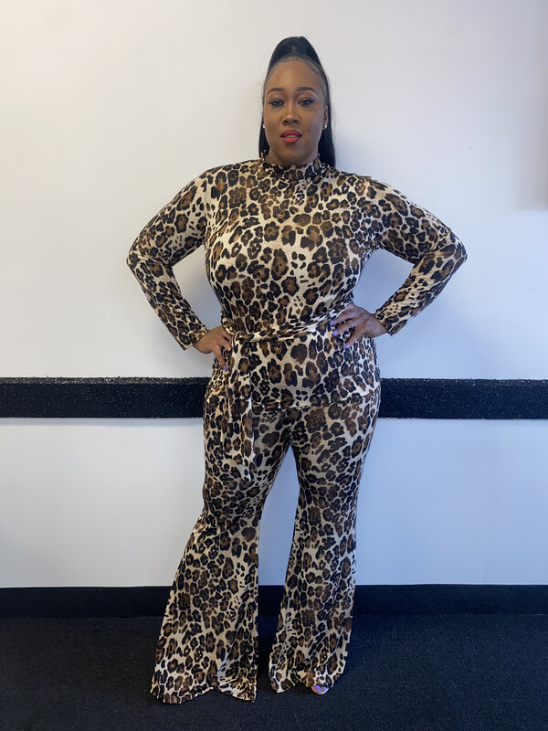 Leopard Pant Set (includes face mask) Leopard Pant Set (includes face mask)