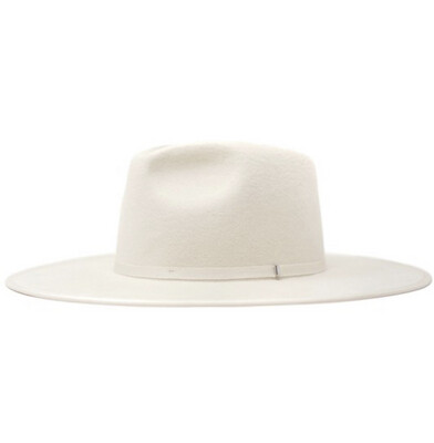 Rancher -  White On White Band Hat