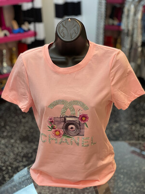 Camera T-Shirt - Pink
