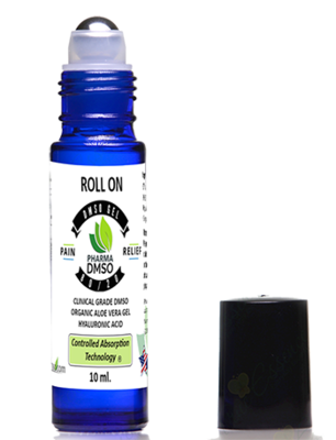 DMSO Hyaluronic Acid Roll-On 10ml Clinical Grade DMSO 99.996% filtered