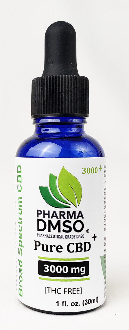 3000mg CBD+ all Natural Tincture Zero THC Unflavored