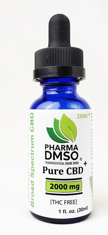 2000mg CBD+ all Natural Tincture Zero THC Unflavored